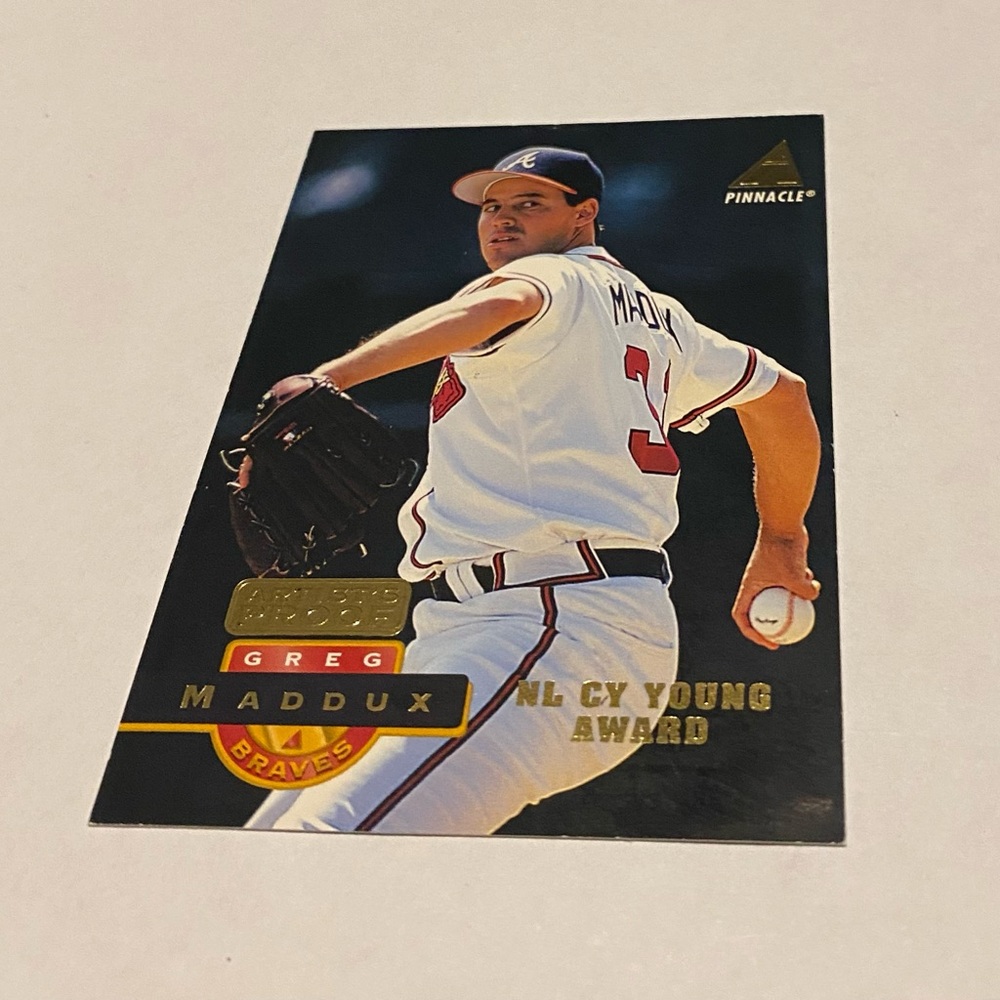 Greg Maddux Rare! 1994 Pinnacle Artist Proof Baseball Card #11 Vintage - Picture 2 of 3